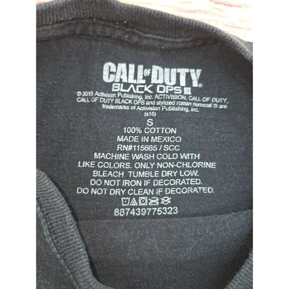 Call Of Duty Black Ops III Skull Graphic T-Shirt Small Gamer - Picture 5 of 6